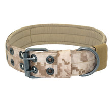 Load image into Gallery viewer, Dog Collar Tactical Style, Black and Camo - GAME-BRED K-9&#39;s