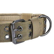 Load image into Gallery viewer, Tactical Dog Collar Adjustable With 2 Rows Buckle And Leash Ring - GAME-BRED K-9&#39;s